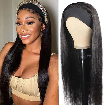 Peruvian Straight Headband Wig
