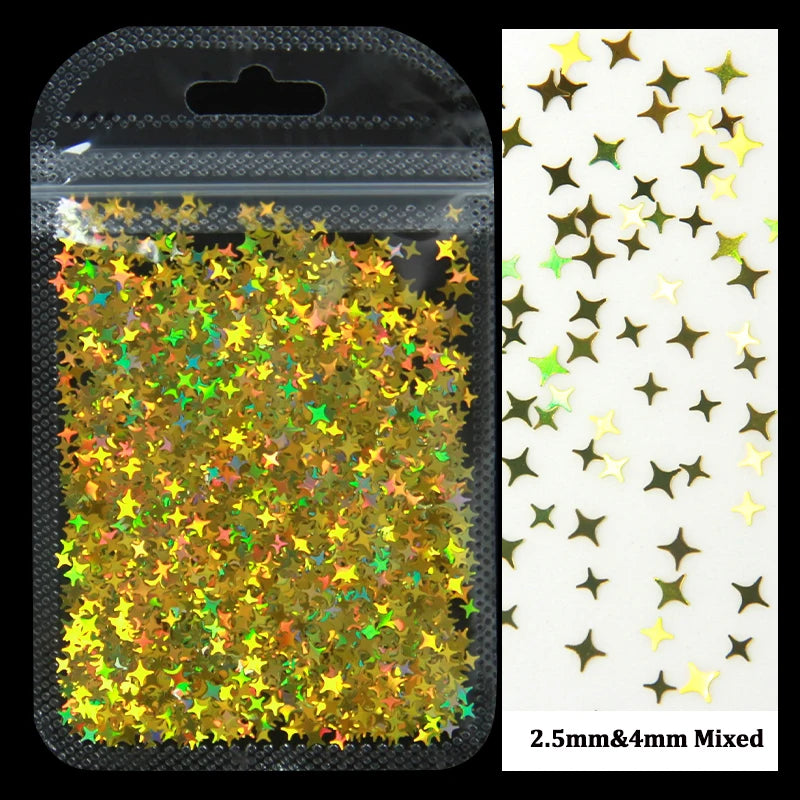 Holographic Nail Glitter Sequins
