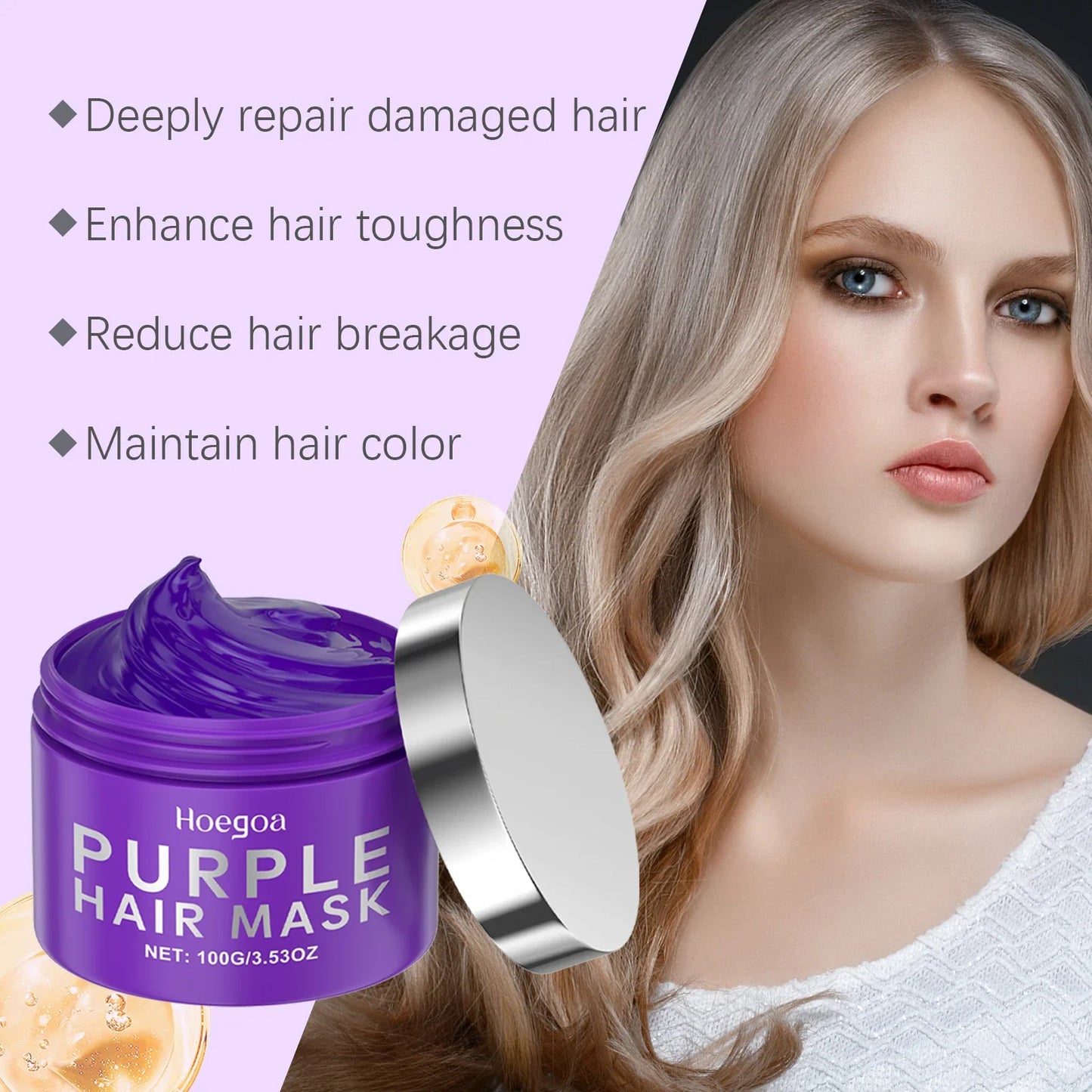 Purple Keratin Hair Mask