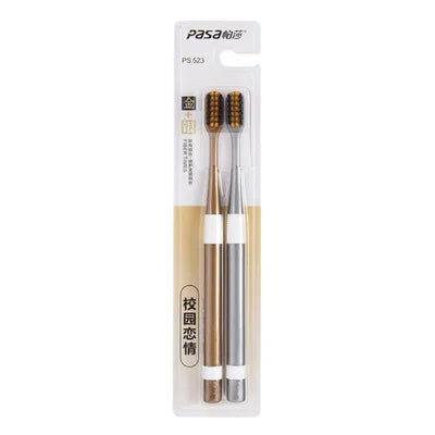 Bamboo Charcoal Toothbrush Duo