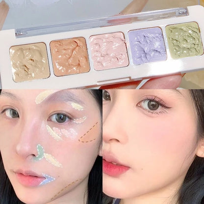 Five Color Cream Concealer Palette