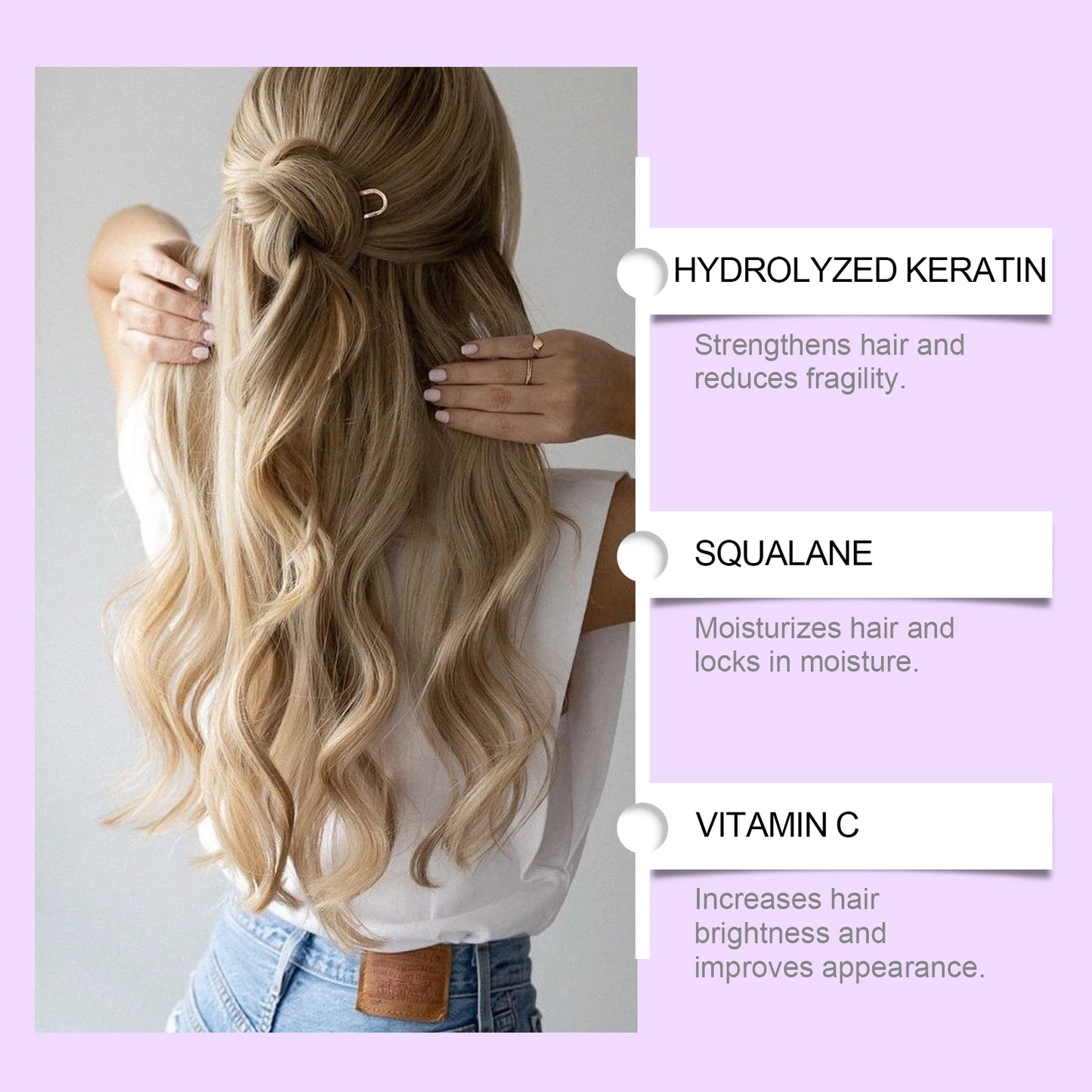 Purple Keratin Hair Mask