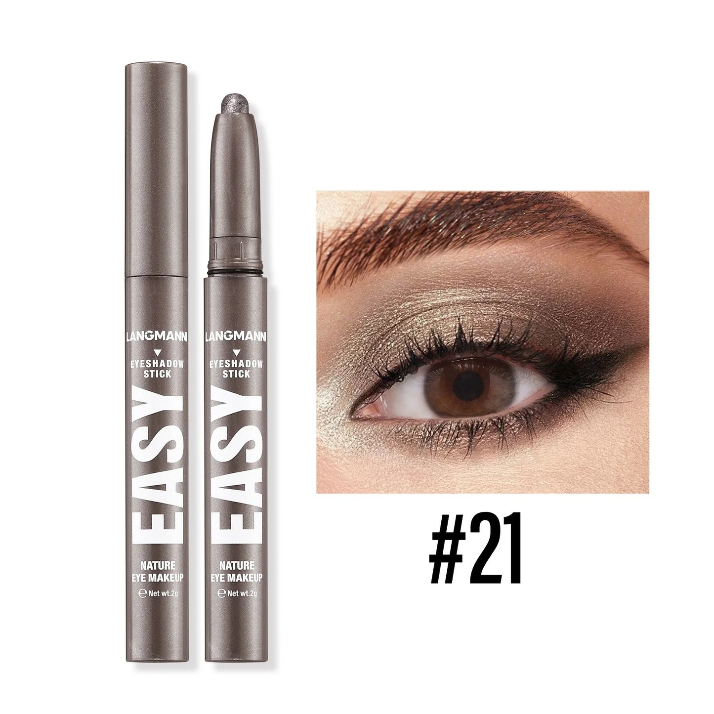 Twelve Color Shimmer Eyeshadow Stick