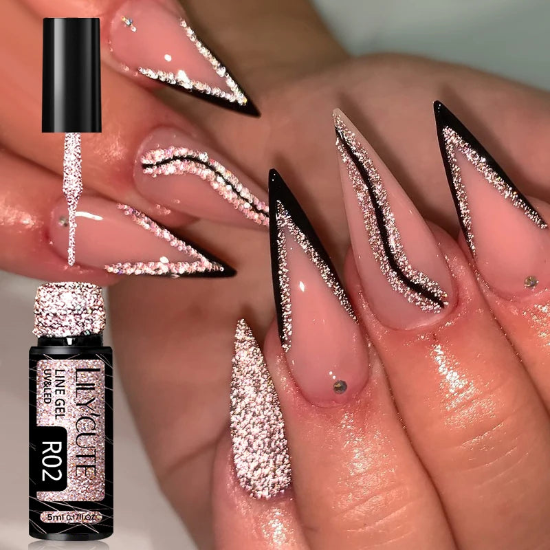 Reflective Glitter Liner Gel