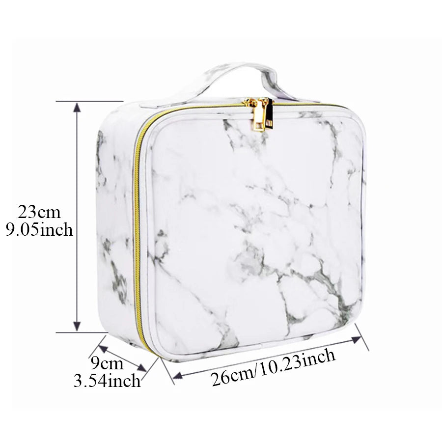 Marble PU Cosmetic Storage Bag