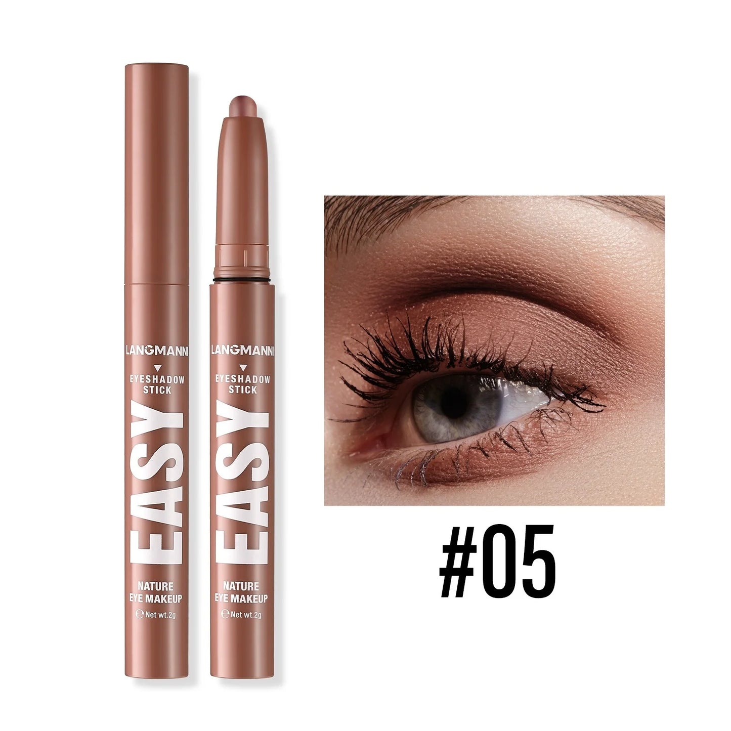 Twelve Color Shimmer Eyeshadow Stick