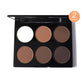 Six Color Contour Highlight Palette