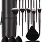 Soft Black Makeup Brush Set