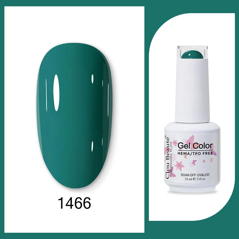 HEMA-Free Army Green Gel Polish