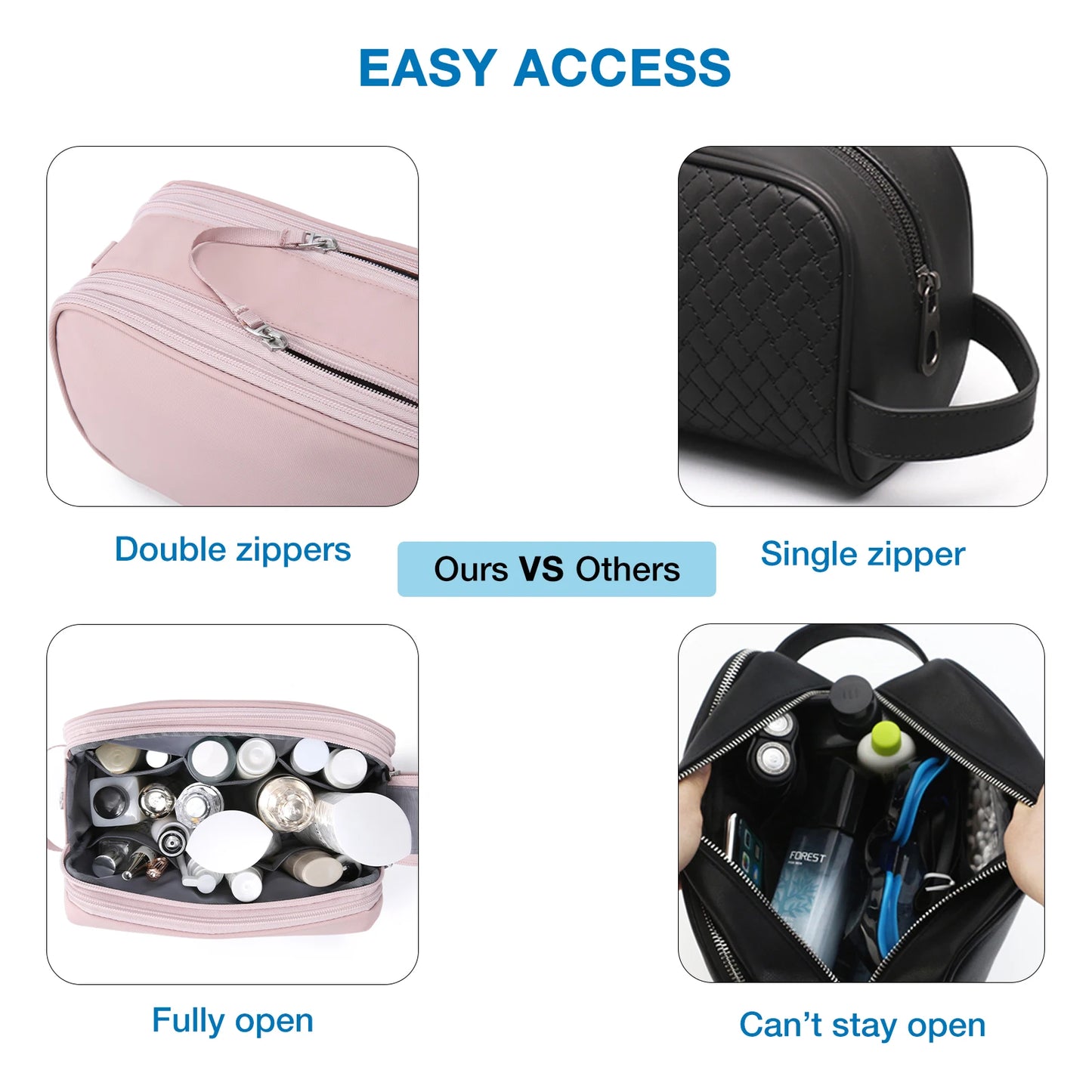 Waterproof PVC Travel Dopp Kit