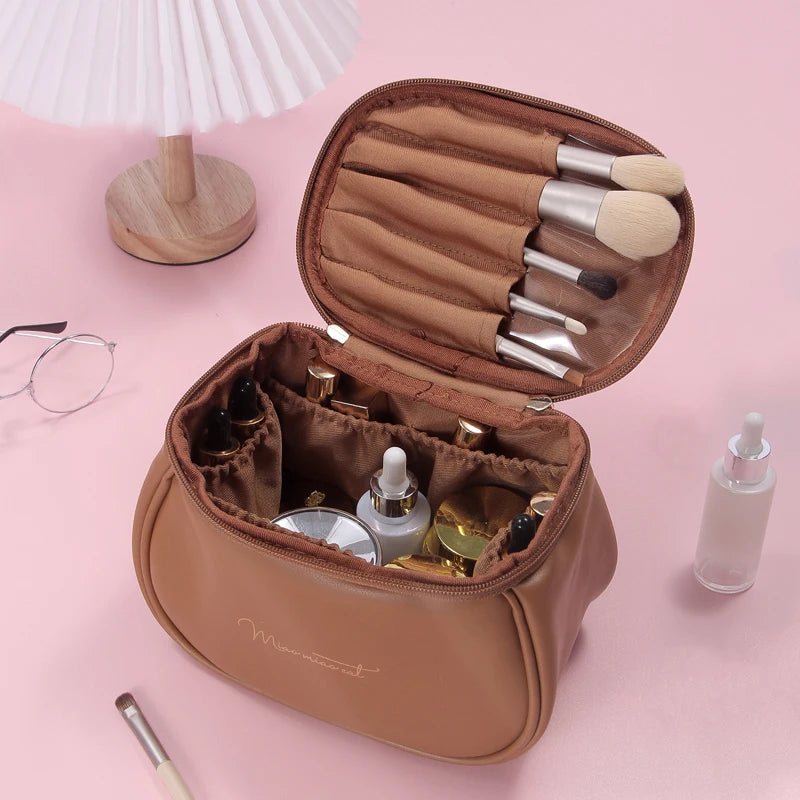 Reusable PU Travel Makeup Bag