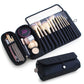 Roll-Up Oxford Makeup Brush Bag