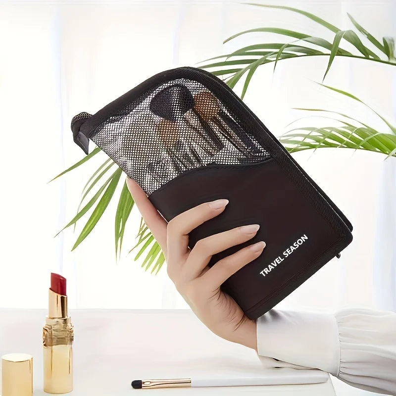 Vertical Oxford Makeup Pencil Case