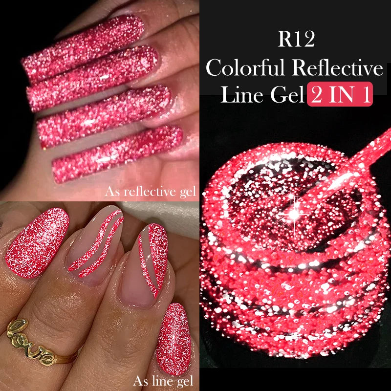 Reflective Glitter Liner Gel