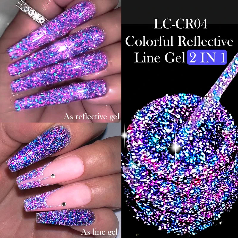 Reflective Glitter Liner Gel