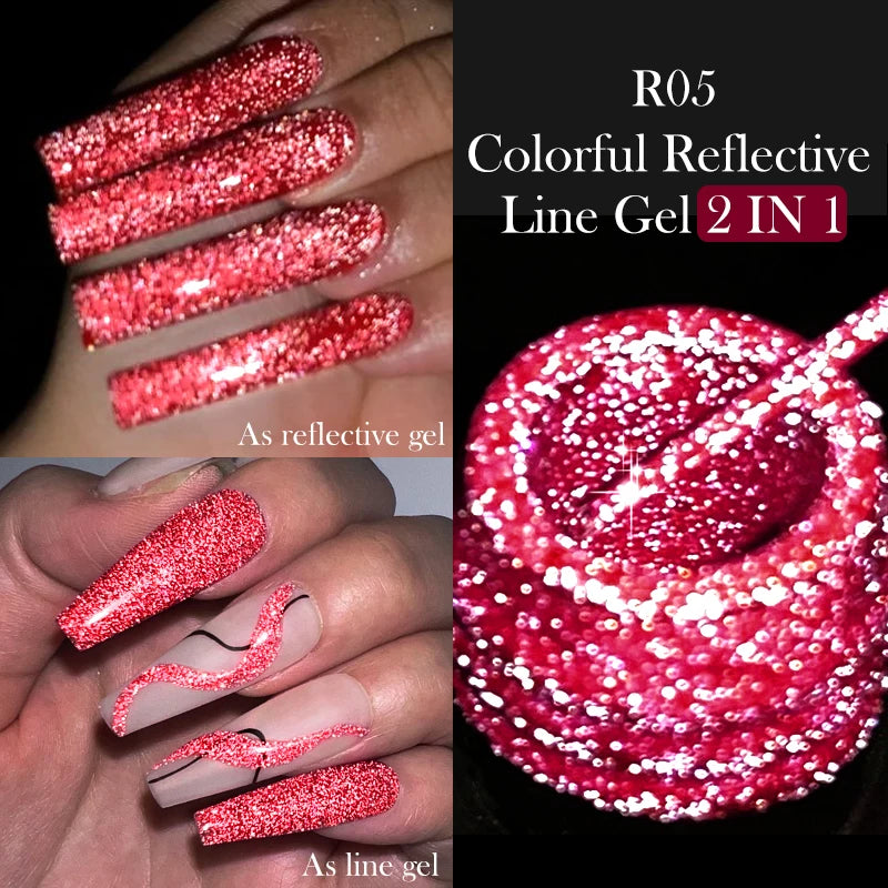 Reflective Glitter Liner Gel