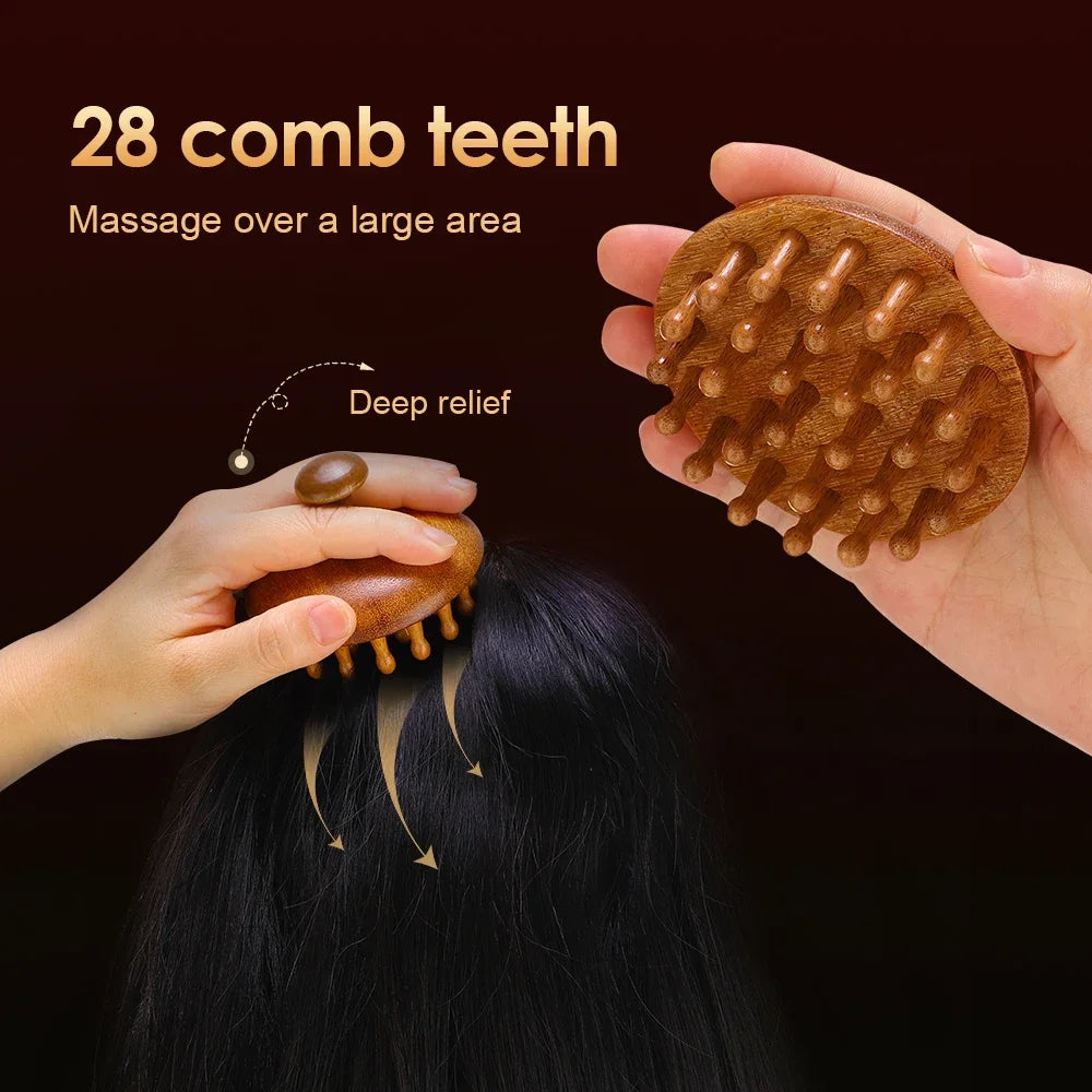 Sandalwood Scalp Massage Comb