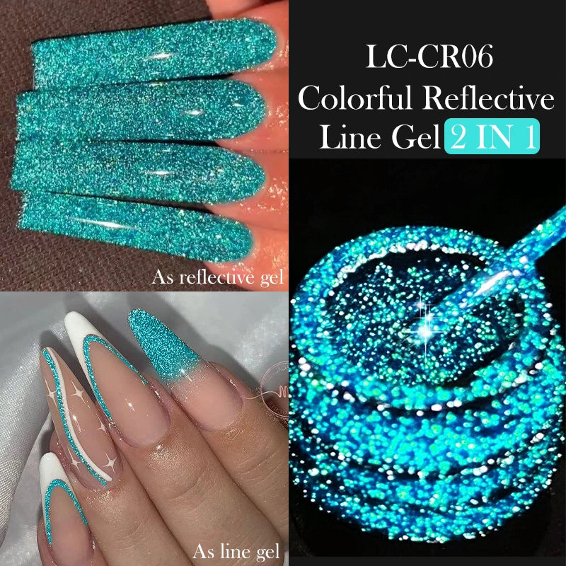 Reflective Glitter Liner Gel