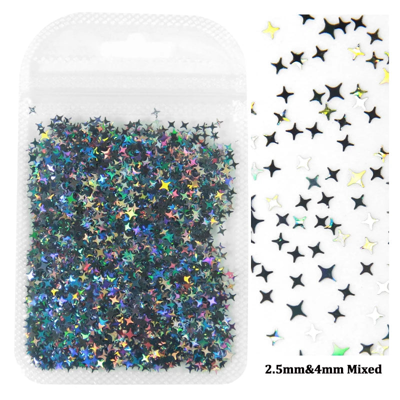 Holographic Nail Glitter Sequins