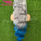 Gray Blue Body Wave Wig