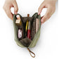 Compact Nylon Zipper Makeup Pouch