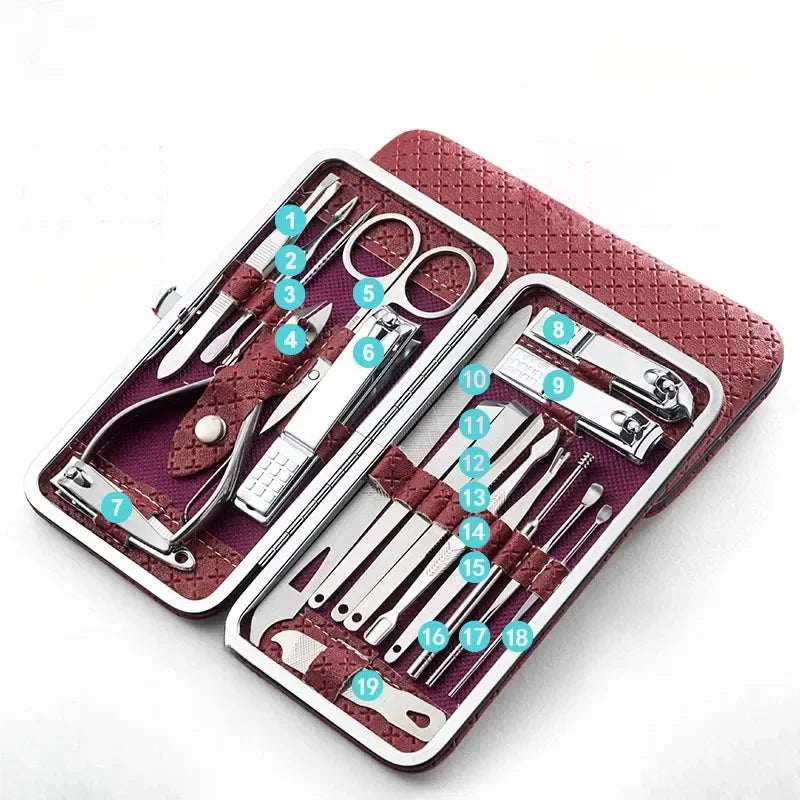 Complete 19-Piece Nail Kit