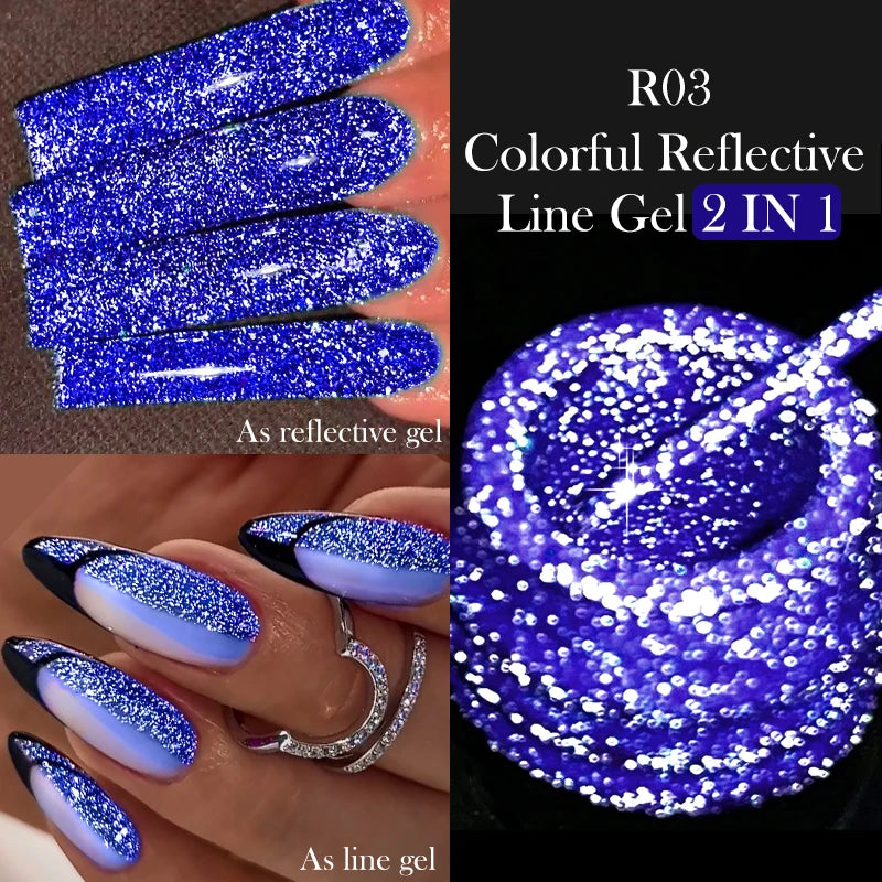 Reflective Glitter Liner Gel