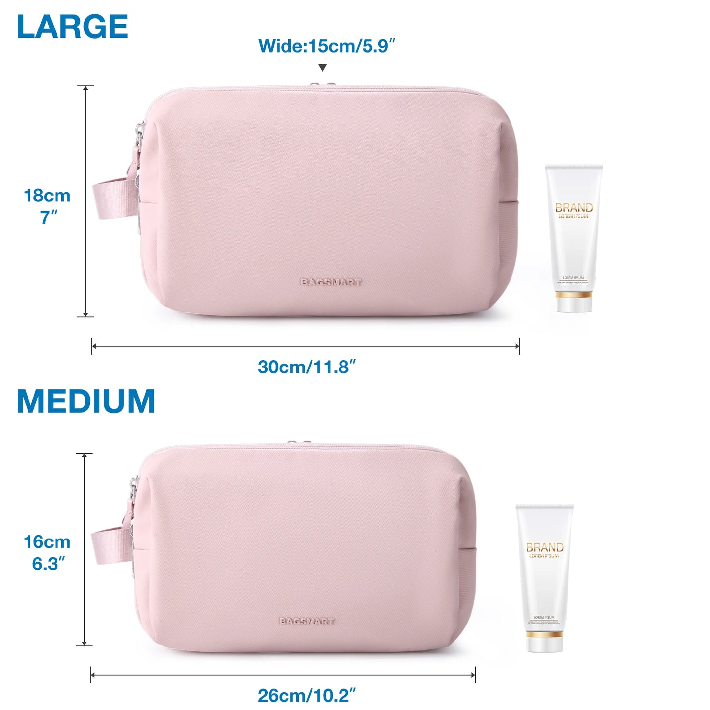 Waterproof PVC Travel Dopp Kit