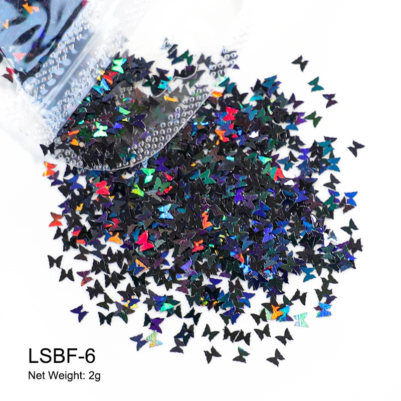 Holographic Nail Glitter Sequins