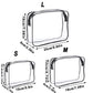 Transparent Zipper Toiletry Storage Pouch