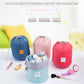 High-Capacity Round Cosmetic Travel Bag