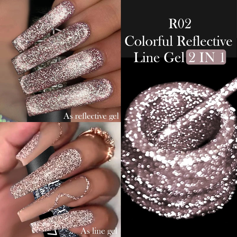 Reflective Glitter Liner Gel
