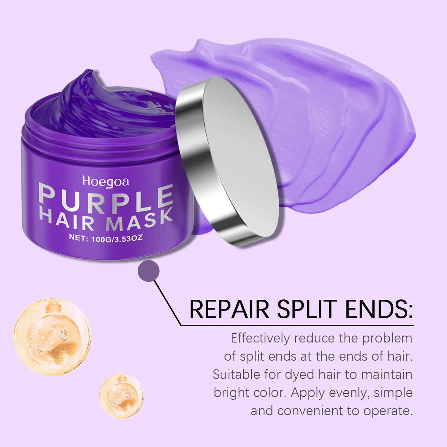 Purple Keratin Hair Mask