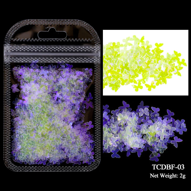 Holographic Nail Glitter Sequins