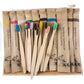 Ten-Piece Bamboo Toothbrush Set