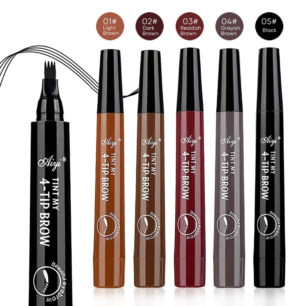 Four-Tip Microblade Brow Pen