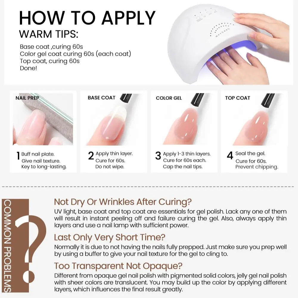 Transparent Jelly Gel Polish