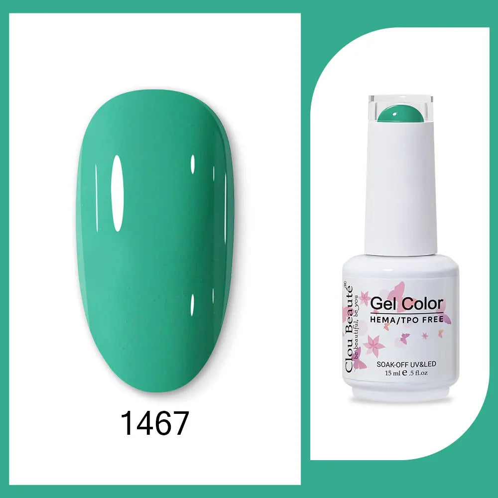 HEMA-Free Army Green Gel Polish