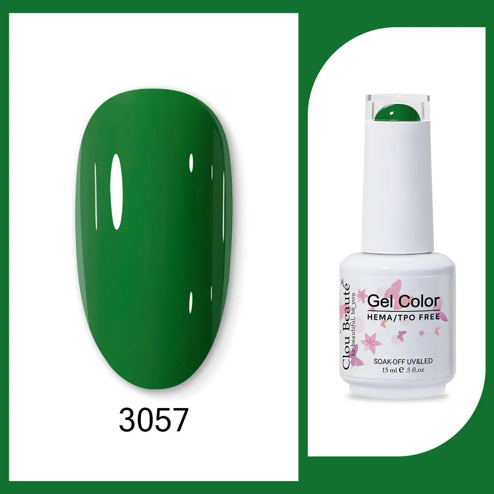 HEMA-Free Army Green Gel Polish