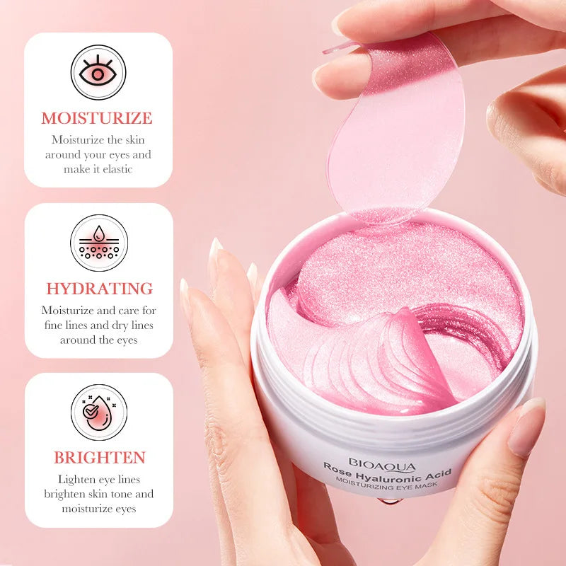 Rose Hyaluronic Eye Patches