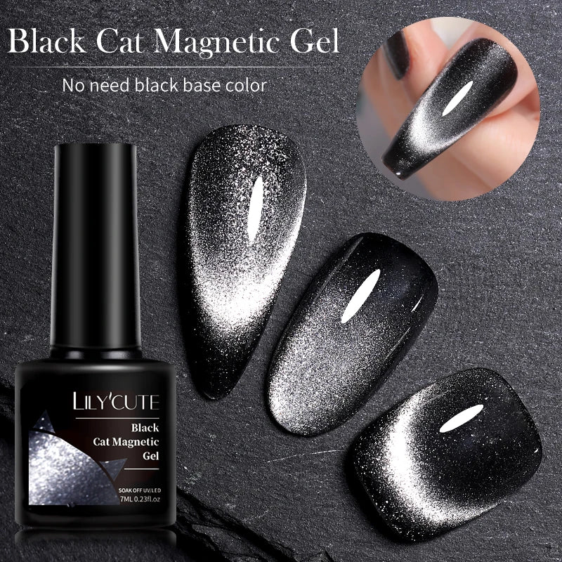 Iridescent Magnetic Cat-Eye Gel