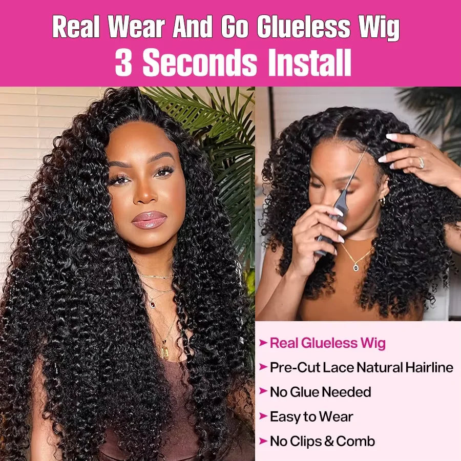 Brazilian Water Wave Glueless Wig