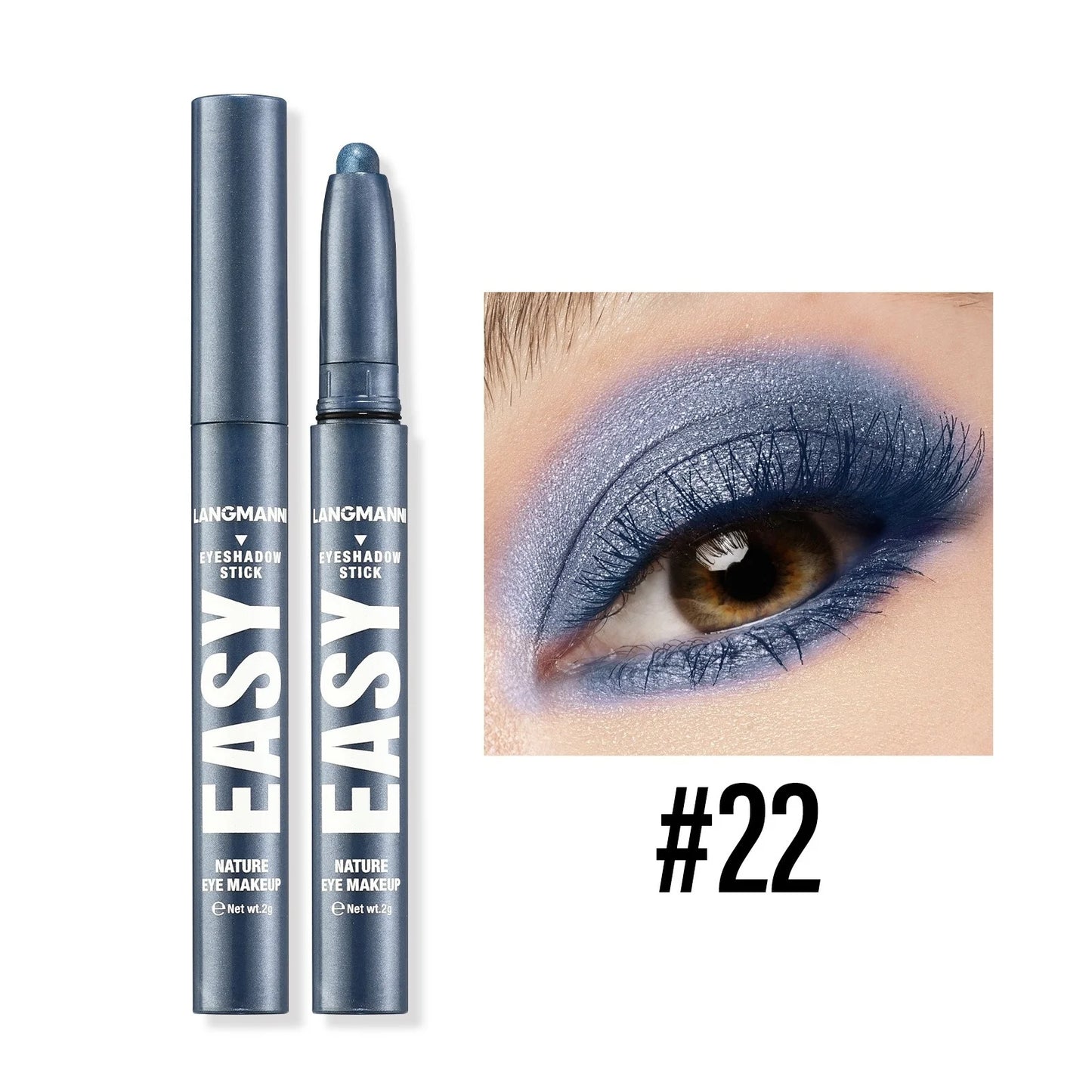 Twelve Color Shimmer Eyeshadow Stick