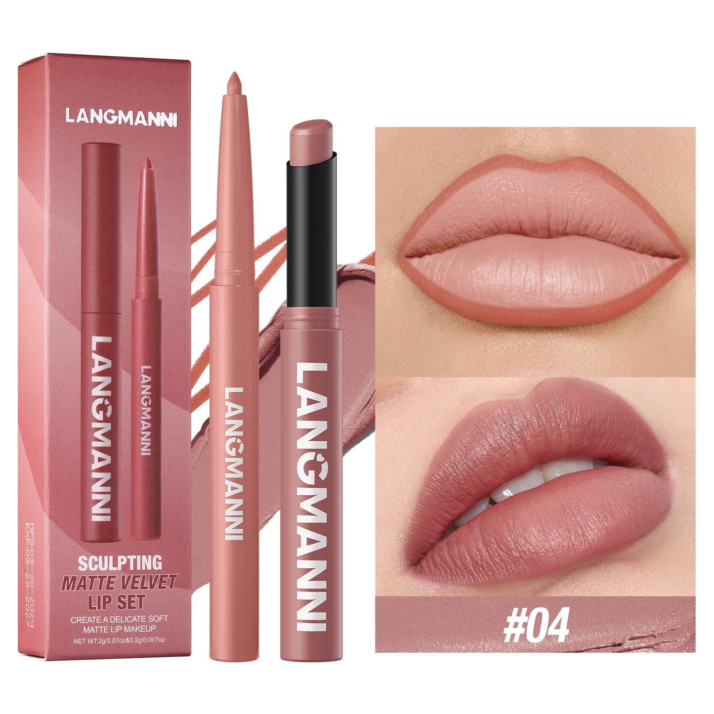 Dual Lipliner Lipstick Set