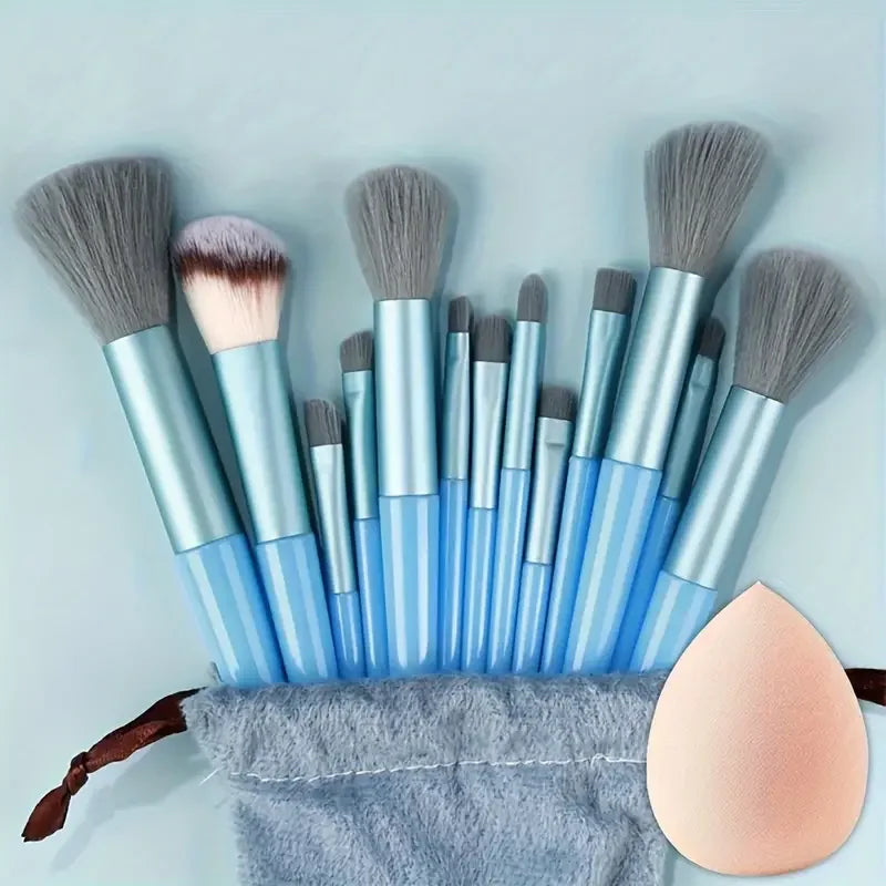 13 Piece Makeup Brush Set