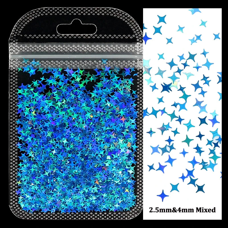 Holographic Nail Glitter Sequins