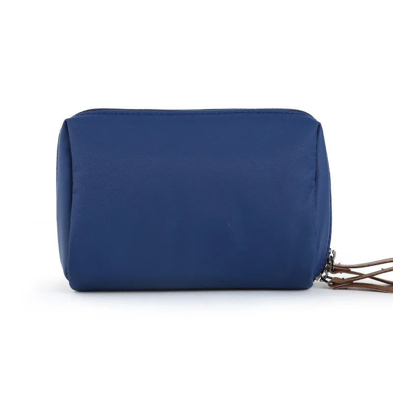 Compact Nylon Zipper Makeup Pouch