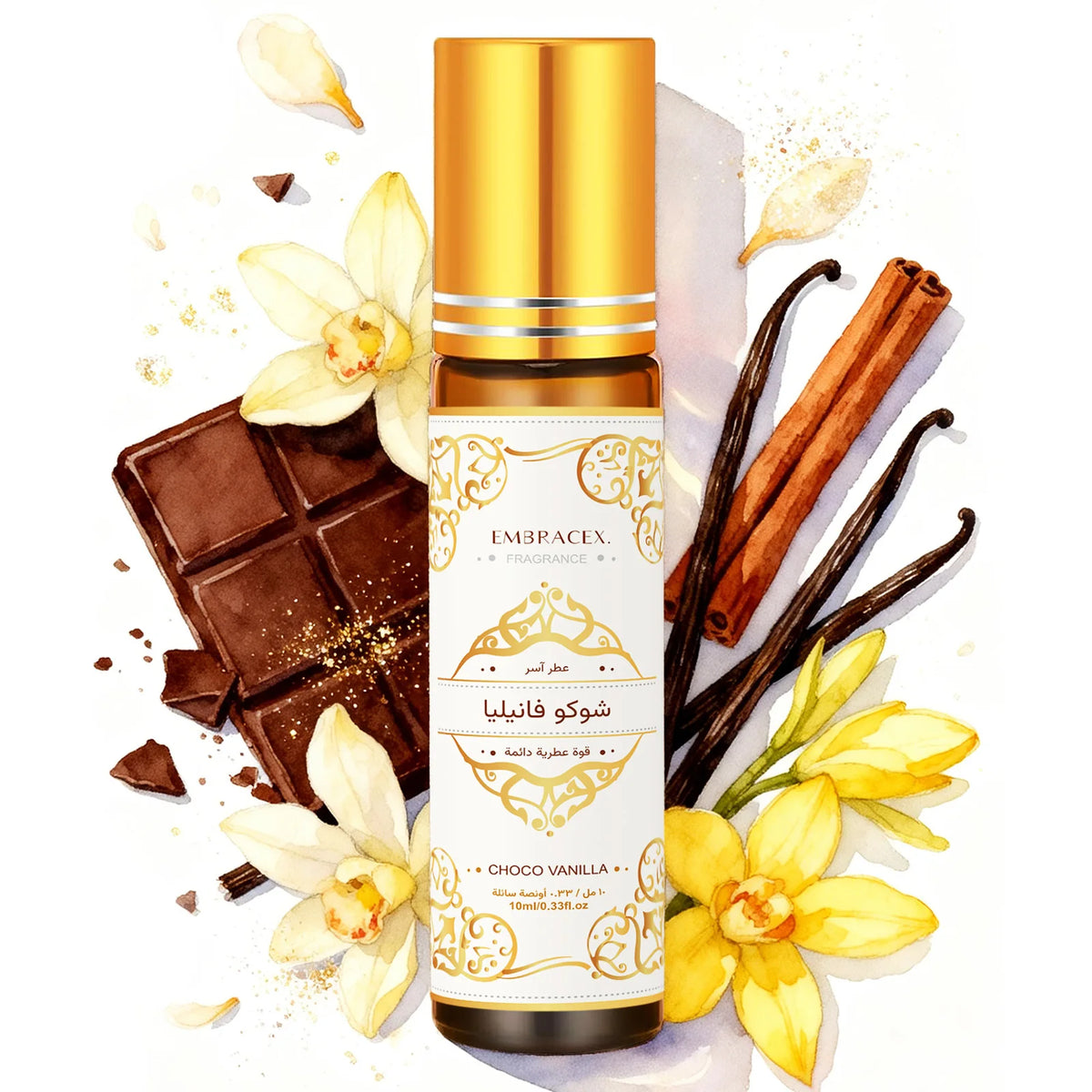 Choco Vanilla Roller Fragrance Oil Vasiora Luxe