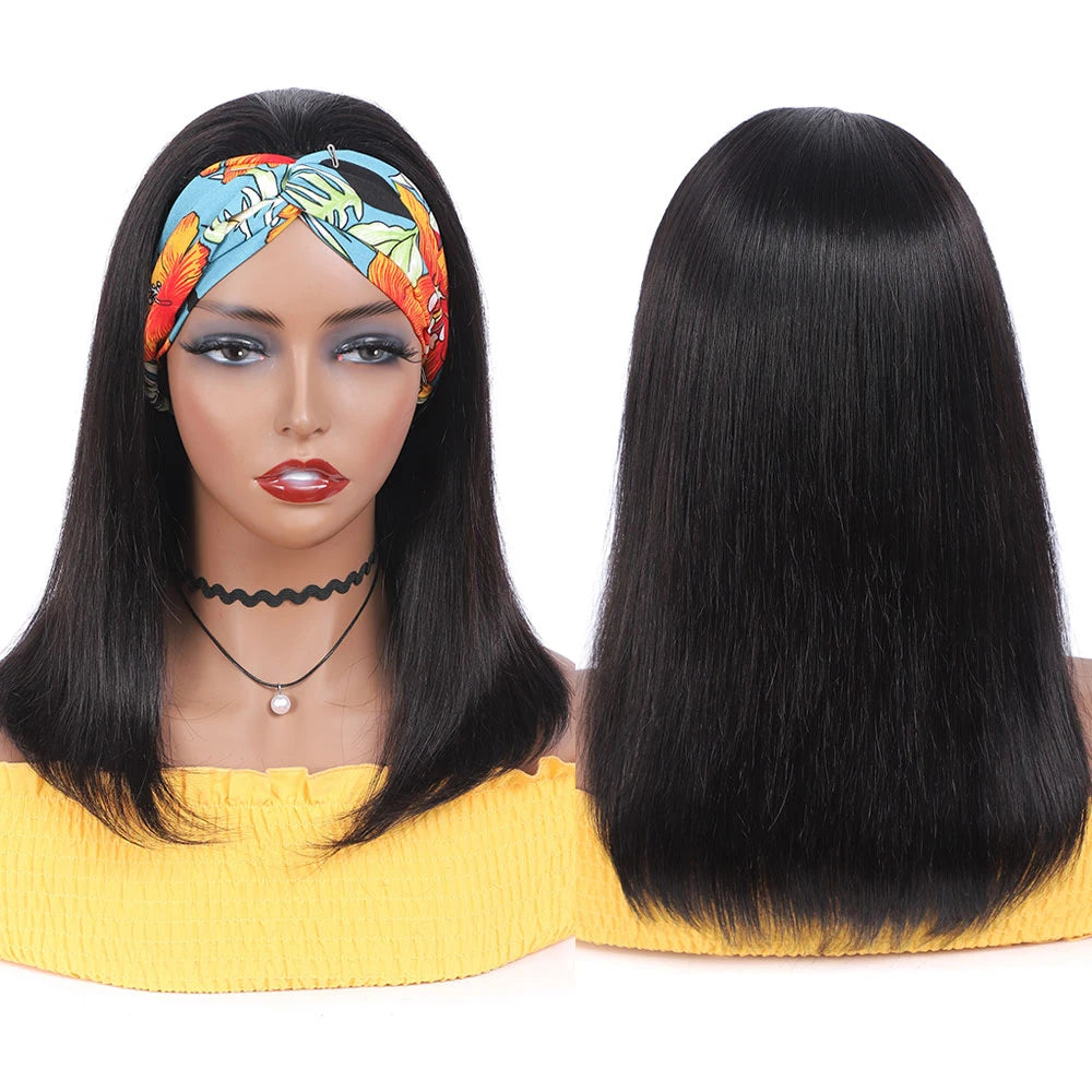 Peruvian Straight Headband Wig