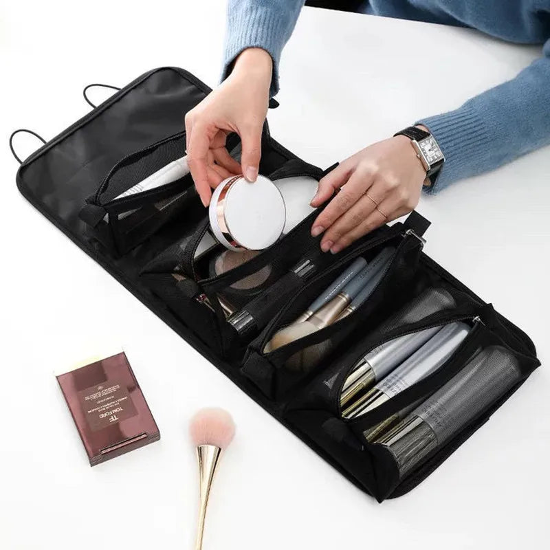 Four-Piece Foldable Cosmetic Organizer